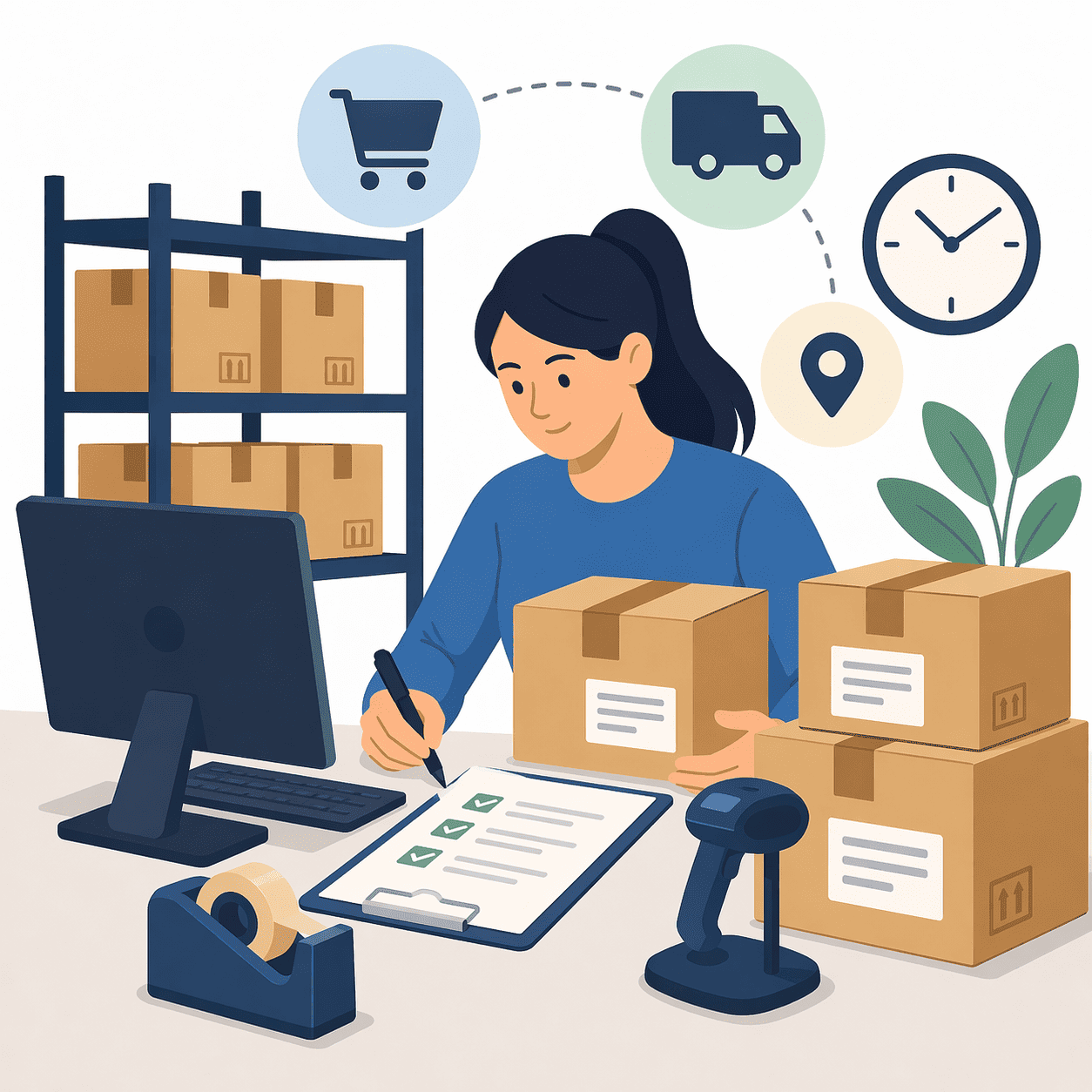 Cómo organizar pedidos de clientes